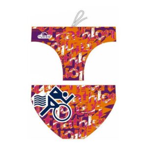 Turbo Multi Triathlon Swimming Brief Naranja 2XL Hombre