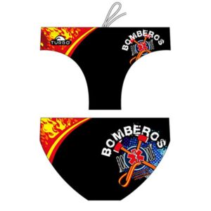 Turbo Spain Firefighters Swimming Brief Negro L Hombre