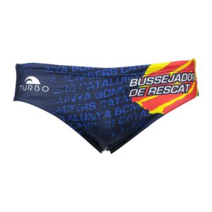Turbo Rescue Divers Catalonia Swimming Brief Azul XL Hombre