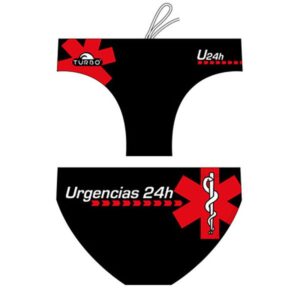 Turbo Emergency 24 Hour Swimming Brief Negro M Hombre