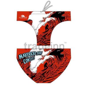 Turbo Mavericks Wave Swimming Brief Rojo S Hombre
