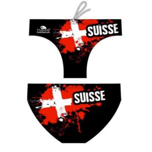 Turbo Suisse 2012 Swimming Brief Rojo,Negro M Hombre