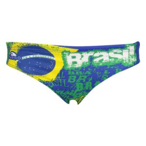 Turbo Happy Brazil Swimming Brief Multicolor 4XL Hombre