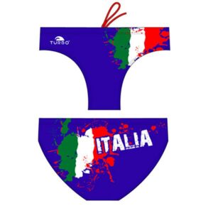 Turbo Italy 2012 Waterpolo Swimming Brief Azul 4XL Hombre