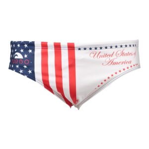 Turbo Usa 2012 Swimming Brief Blanco,Azul 2XL Hombre