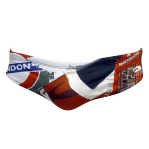 Turbo London Swimming Brief Multicolor 3XL Hombre
