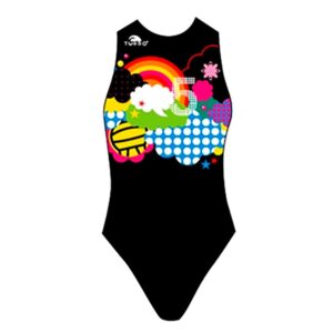 Turbo Rainbow Swimsuit Negro L Mujer