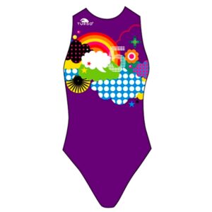 Turbo Rainbow Swimsuit Lila S Mujer