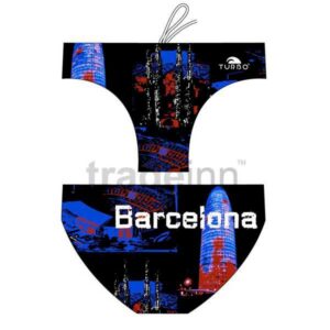 Turbo Barcelona Swimming Brief Multicolor XL Hombre