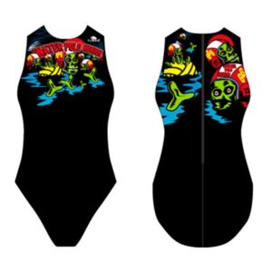 Turbo Horror Swimsuit Azul,Negro 5XL Mujer