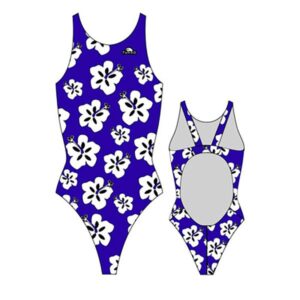 Turbo Hawaii Pro Resist Swimsuit Azul M Mujer