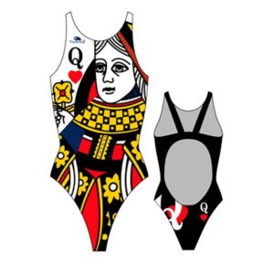 Turbo Queen Of Hearts Swimsuit Multicolor M Mujer