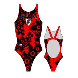 Turbo River Plate Swimsuit Rojo,Negro XL Mujer