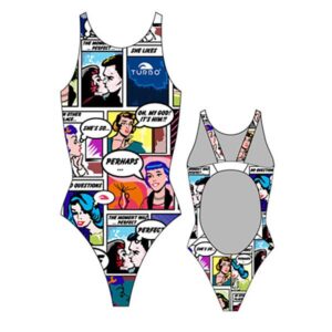Turbo Comic Pro Resist Swimsuit Multicolor 3XL Mujer