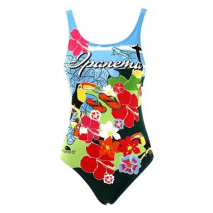 Turbo Ipannema Pro Resist Swimsuit Azul 3XL Mujer