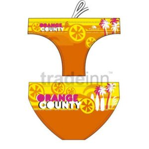 Turbo Orange Country Swimming Brief Naranja 3XL Hombre