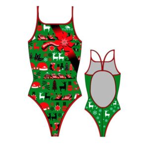 Turbo Christmas Swimsuit Verde 4XL Mujer