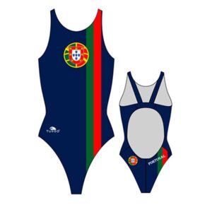 Turbo Portugal Pro Resist Swimsuit Azul L Mujer