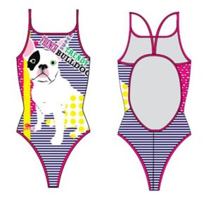 Turbo Bulldog Swimsuit Rosa L Mujer