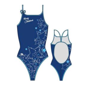 Turbo Stars Christmas Swimsuit Azul L Mujer