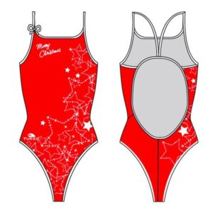 Turbo Stars Christmas Swimsuit Rojo 3XL Mujer