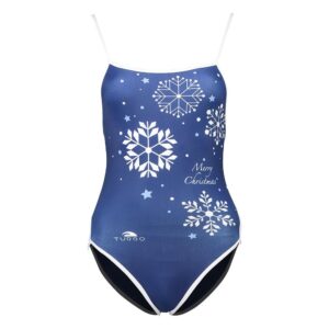 Turbo Snow Christmas Swimsuit Azul 4XL Mujer