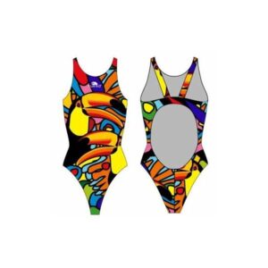 Turbo Tucan Pro Resist Swimsuit Multicolor 2XL Mujer