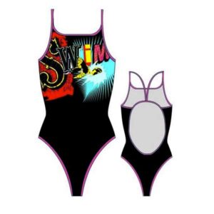 Turbo The Swim Swimsuit Negro 3XL Mujer