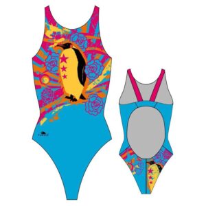Turbo Pingu Pro Resist Swimsuit Multicolor 2XL Mujer