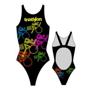 Turbo Bikes Triathlon Swimsuit Negro L Mujer