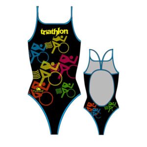 Turbo Bikes Triathlon Swimsuit Negro 5XL Mujer
