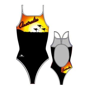 Turbo Australia Sun 2012 Swimsuit Negro 4XL Mujer