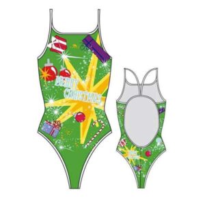 Turbo Christmas Explotion Swimsuit Verde L Mujer