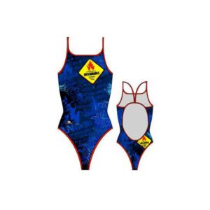 Turbo Flamable Swimsuit Azul XL Mujer