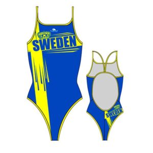 Turbo Sweden Swimsuit Amarillo,Azul L Mujer