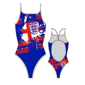 Turbo England Shield Swimsuit Azul L Mujer