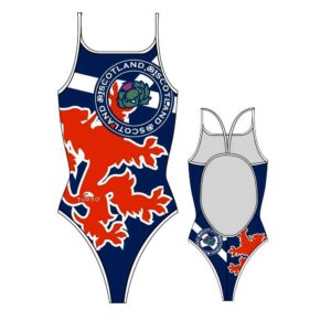 Turbo Scotland Swimsuit Rojo,Azul 3XL Mujer