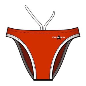 Diana Twin Slip 505 Bikini Bottom Rojo IT V Mujer