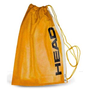 Head Swimming Mesh Drawstring Bag Naranja