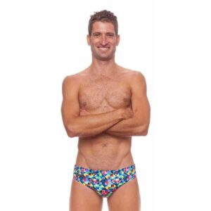 Turbo Origam Swimming Brief Multicolor 3XL Hombre