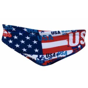 Turbo Usa Country Swimming Brief Azul M Hombre