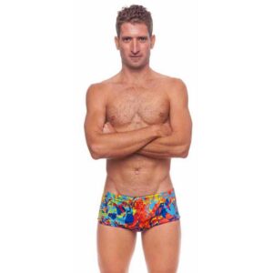 Turbo Seasons Super Tank Swimming Brief Multicolor L Hombre