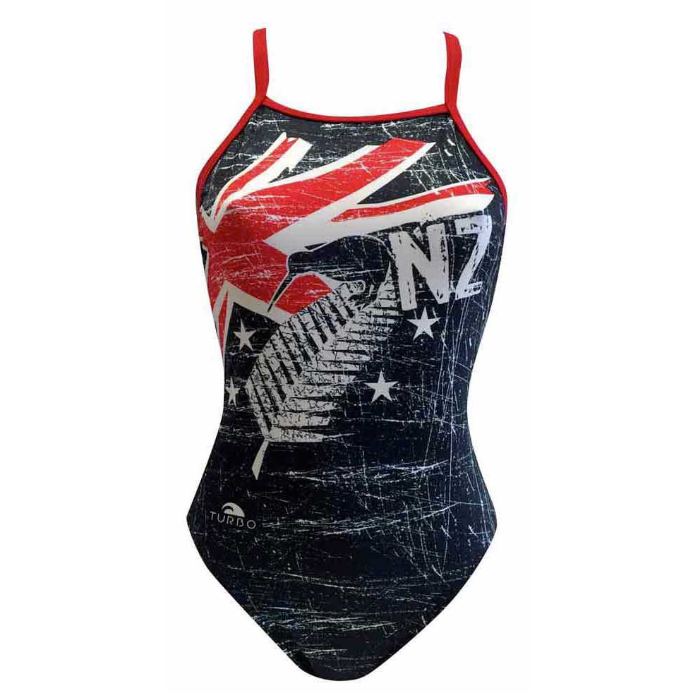 Turbo New Zealand Vintage 2013 Swimsuit Negro 5XL Mujer