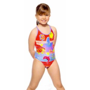 Turbo Sea Friends Thin Straps Swimsuit Multicolor 9-10 Years Niña