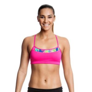 Funkita Feline Fever Crop Rosa AUS 14 Mujer