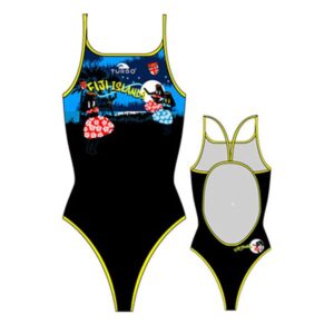 Turbo Fidji Island Swimsuit Negro 3-4 Years Niña