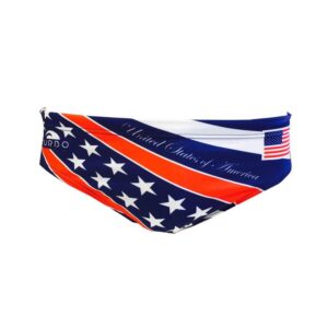 Turbo Usa Stars Swimming Brief Multicolor 11-12 Years Niño
