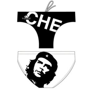 Turbo Che Swimming Brief Blanco,Negro 5-6 Years Niño