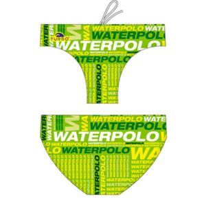 Turbo Text Swimming Brief Verde 12-24 Months Niño