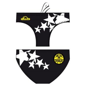 Turbo Estal Stars Swimming Brief Negro 5-6 Years Niño